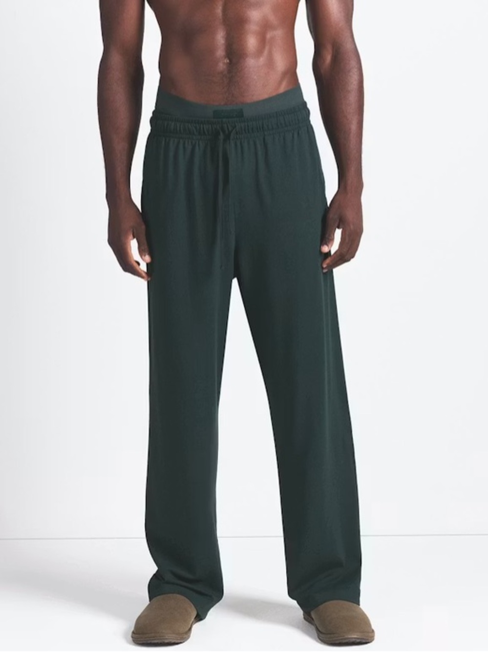 SKIMS New Men's Jersey Lounge Straight leg Pant Tint